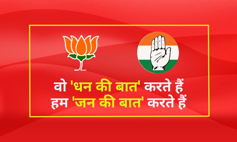 कांग्रेस पार्टी (Congress party) ने भारतीय जनता पार्टी पर निशाना शादते हए ट्विट किया 