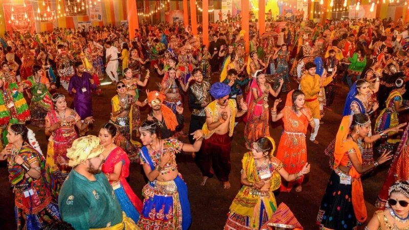 Lal Raas Garba Night of Ahmedabad is quite famous. 