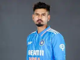 Born on December 6, 1994, Shreyas Iyer is an Indian international cricket player who bats right-handed for the Indian cricket team.