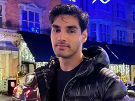 Actor Ahan Shetty was born in India on December 28, 1995, and primarily works in Hindi cinema. The actor Sunil Shetty's son, he made his acting debut in 2021 in the action-romantic movie