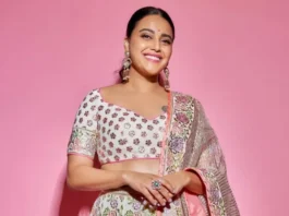 Born on April 9, 1988, Swara Bhasker, also spelt Bhaskar, is an Indian actress that appears in Hindi films. Swara Bhasker is well renowned for her leading parts in independent films and supporting work in mainstream productions. Swara Bhasker has been nominated for four Filmfare Awards