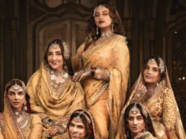 Enter the world of courtesans, nawabs (royalty), glamour, luxury, and vintage appeal with Netflix's eagerly awaited "Heeramandi: The Diamond Bazaar."