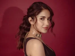 Indian model and actress Ruhani Sharma mainly appears in Telugu films. Ruhani Sharma debuted as an actress in the Tamil film Kadaisi Bench Karthi (2017), and she won recognition for her Telugu debut in the lead role of Chi La Sow (2018).